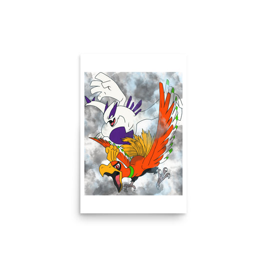 "Lugia & Ho-oh" Print