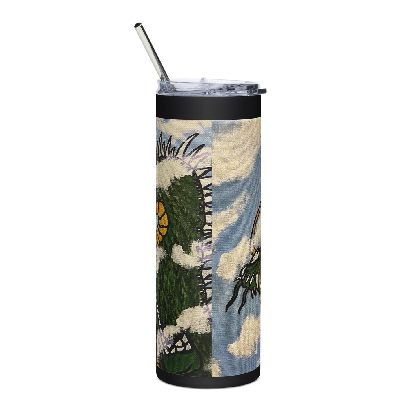 "Dragon in the clouds" tumbler